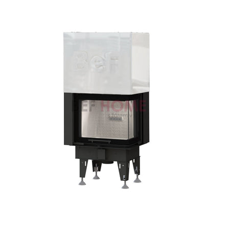 BeF Home Kamineinsatz Therm V 7 CP| 7 kW | weißer runder Feuerraum 