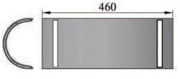 Hitzeschild doppelt für Rauchrohr Durchmesser 150mm