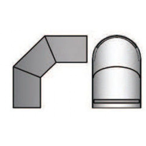 Hitzeschild für 3-teiligen Bogen 90° Durchmesser 120mm