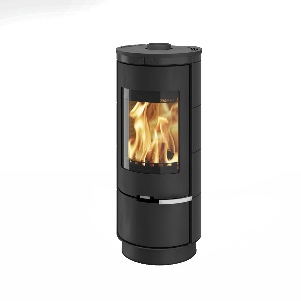 Thorma Kaminofen | ANDORRA Keramik Standard | 7,5 kW |  Grafit matt | klimaworlv.com