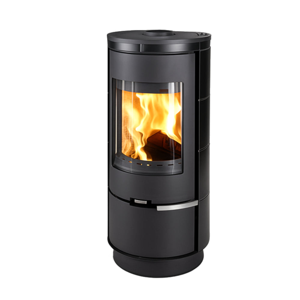 Thorma Kaminofen | ANDORRA Keramik Standard | 7,5 kW | Schwarz | klimaworlv.com