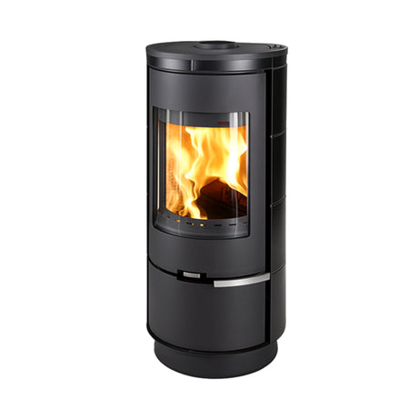 Thorma Kaminofen | ANDORRA Keramik Standard | 7,5 kW | Schwarz | klimaworlv.com