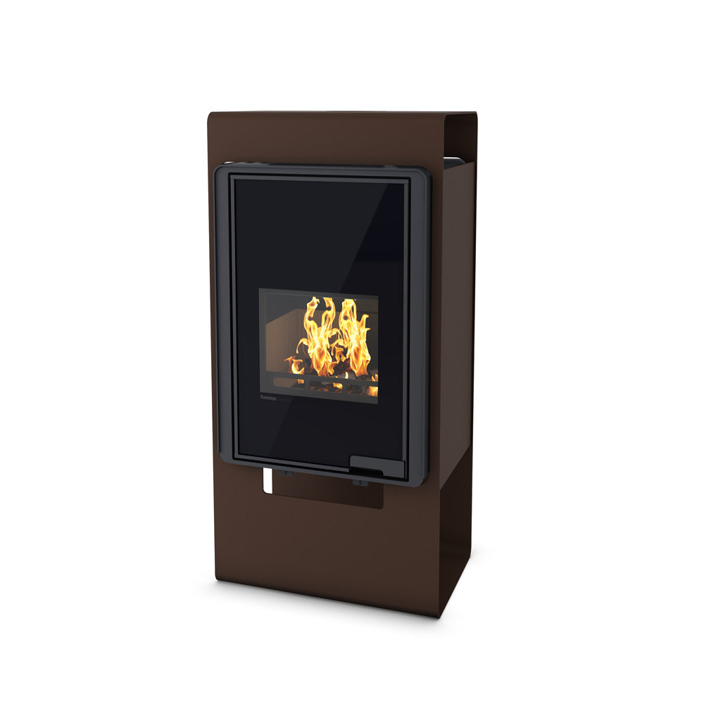 HS Flamingo Kaminofen Singa, braun | klimaworld.com