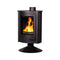 HS-Flamingo Warmluftofen | Masterflamme Piccolo II | 7 kW | Schwarz