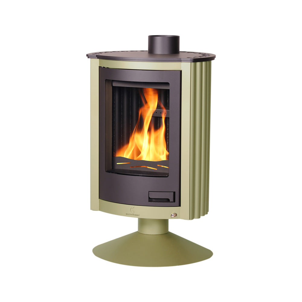HS Flamingo Warmluftofen Masterfalmme Piccolo II in Gruen | Klimaworld.com