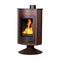 HS-Flamingo Warmluftofen | Masterflamme Medie II  | 12 kW | Braun