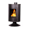 HS-Flamingo Warmluftofen | Masterflamme Medie II  | 12 kW | Schwarz