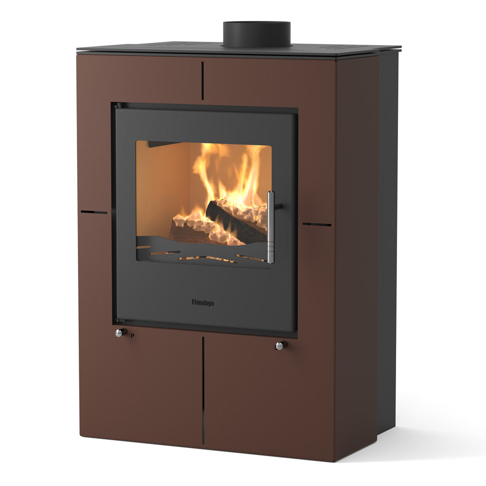 HS Flamingo Kaminofen Evenes, braun | klimaworld.com