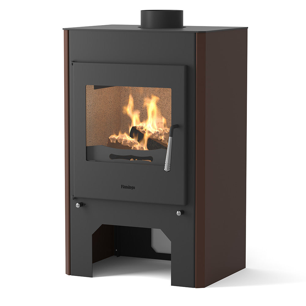HS-Flamingo Kaminofen Espo III, braun | klimaworld.com