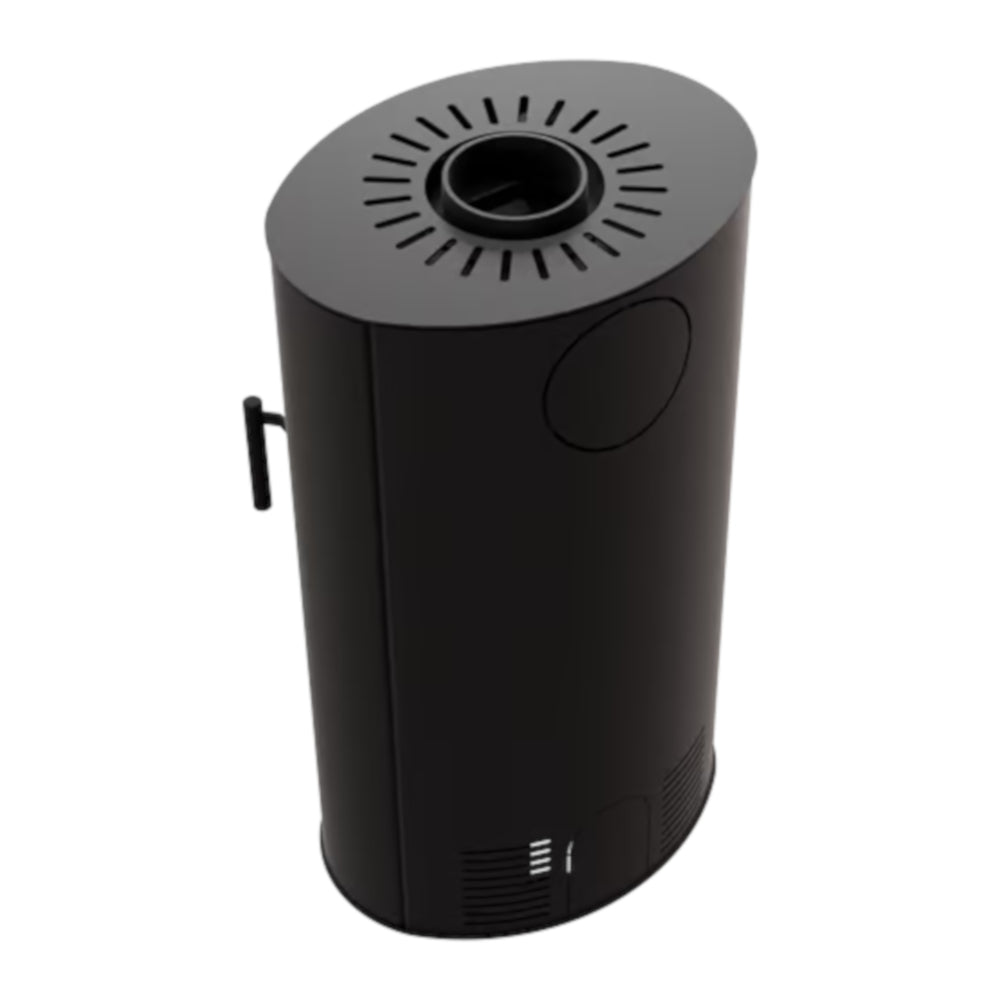 ILDNORD Kaminofen | TORVEN | 7 kW | weißer Brennraum | hinten | klimaworld.com