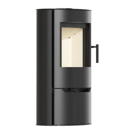 ILDNORD Kaminofen | TORVEN | 7 kW | weißer Brennraum | seitlich | klimaworld.com