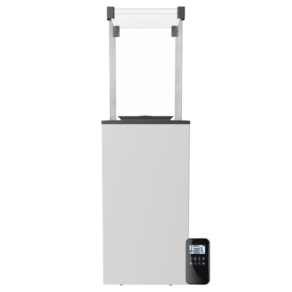 Outdoor Kamin Gartenkamin Tower Weiß