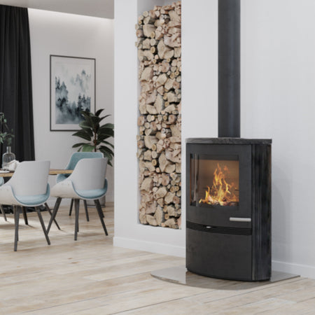 TermaTech | Kaminofen | TT22HS | 7,5kW | Black Speckstein