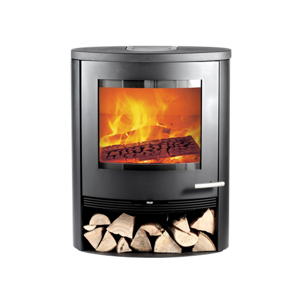 TermaTech | Kaminofen | TT22R | 7,5 kW | abgerundete Seiten | schwarz