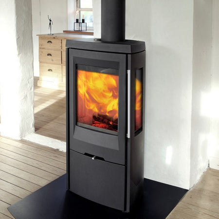 TermaTech | Kaminofen | TT30G | 5 kW | 3 Scheiben | schwarz
