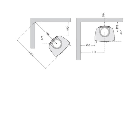 TermaTech | Kaminofen | 5,6kW ➔ Technische Zeichnung