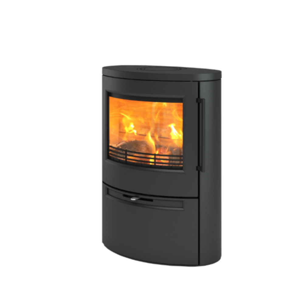 TermaTech | Kaminofen | TT55R | Stahl schwarz | 7,5 kW
