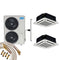 Midea TWIN MCA3U-18FNXD0-GA Kassettengerät 2x 5,3kW und Quick-Connect