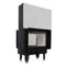 BEF Home Warmluft Kamineinsatz | TWIN V 8 II | Tunnelkamin | 10kW