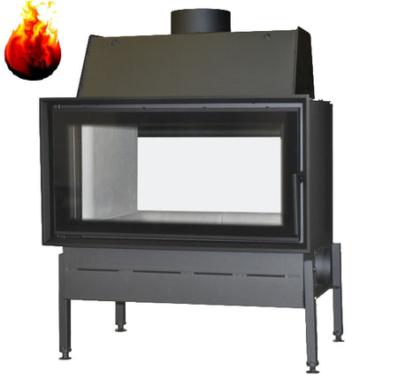 Raumheizer Kamineinsatz durchsicht 14 kW Twin 9 BEF Home