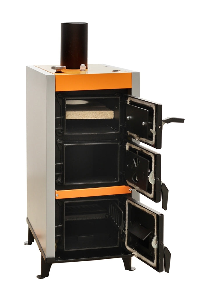 Festbrennstoffkessel mit Gebläse CWD ULTIMA 3,9 kW keine Messpflicht