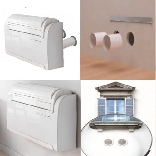 UNICO TWIN Duo Split-Klimagerät ohne Aussengerät mit 2,6 kW