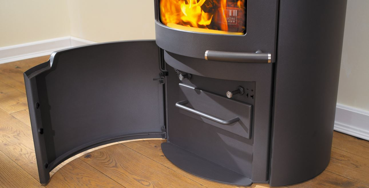 Austroflamm Kaminofen Uno Back | mit Backfach | 7kW
