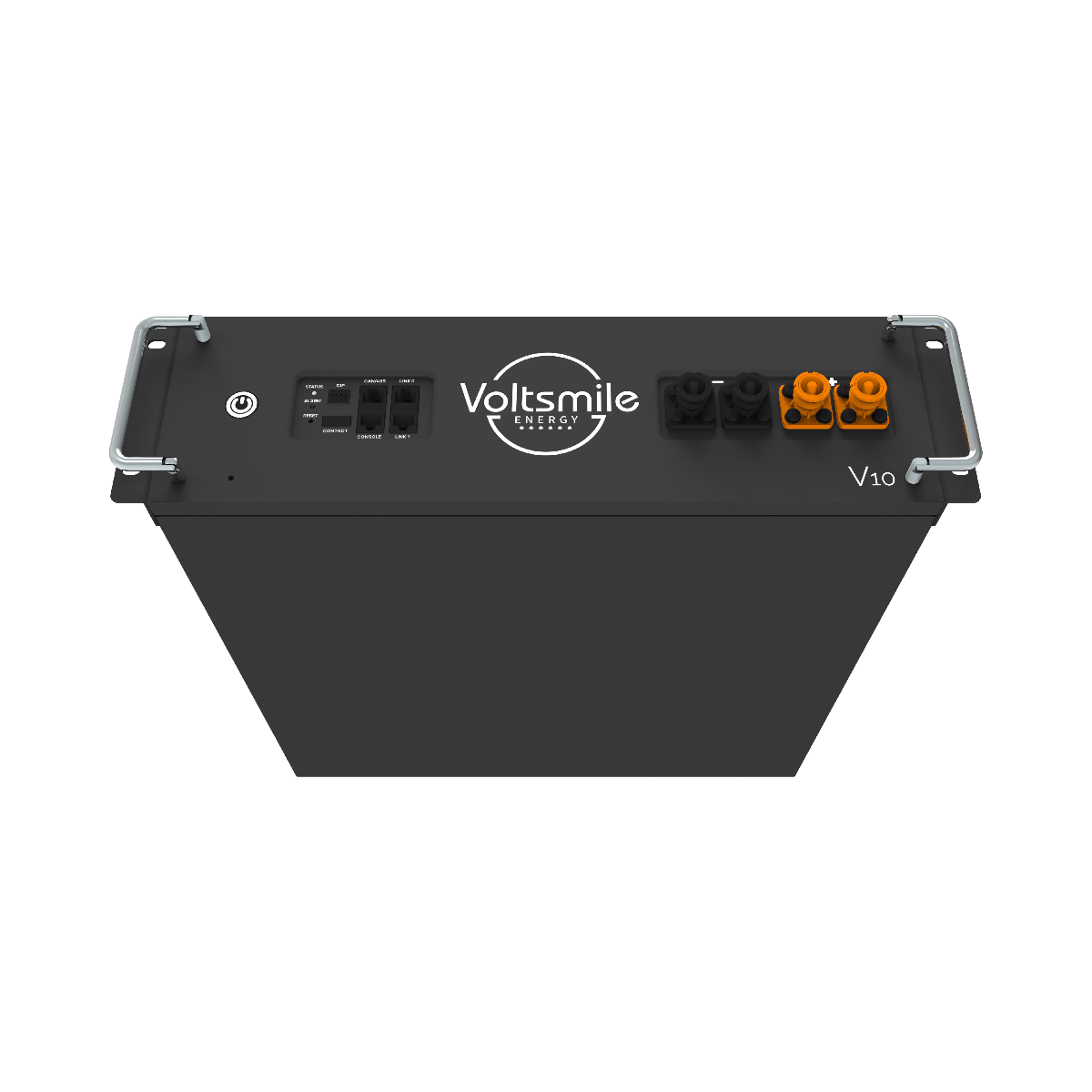 schwarzes Voltsmile Batteriemodul V10 classic Ansicht von unten