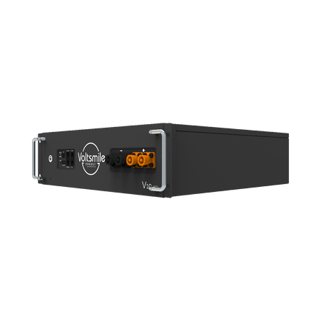 schwarzes Voltsmile Batteriemodul V10 classic Ansicht von rechts