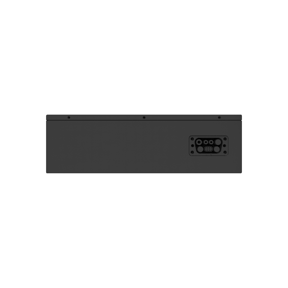 schwarzes Voltsmile Batteriemodul V10 RPC 5,12 kWh | Rueckansicht