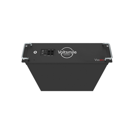 schwarzes Voltsmile Batteriemodul V10 RPC 5,12 kWh | Ansicht von unten