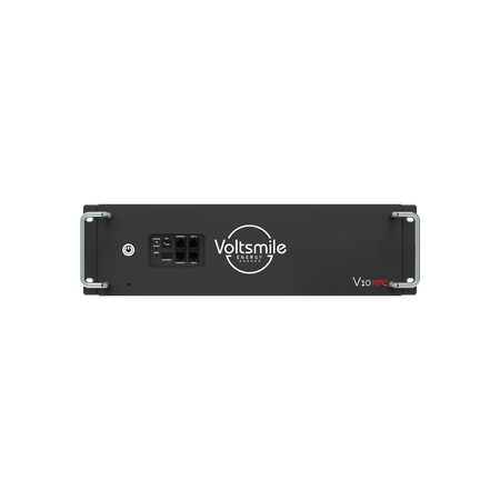 schwarzes Voltsmile Batteriemodul V10 RPC 5,12 kWh | Frontansicht