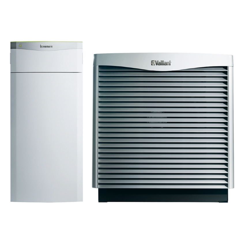 Vaillant Luft-Wasser-Wärmepumpe flexoTHERM + aroCOLLECT | klimaworld.com