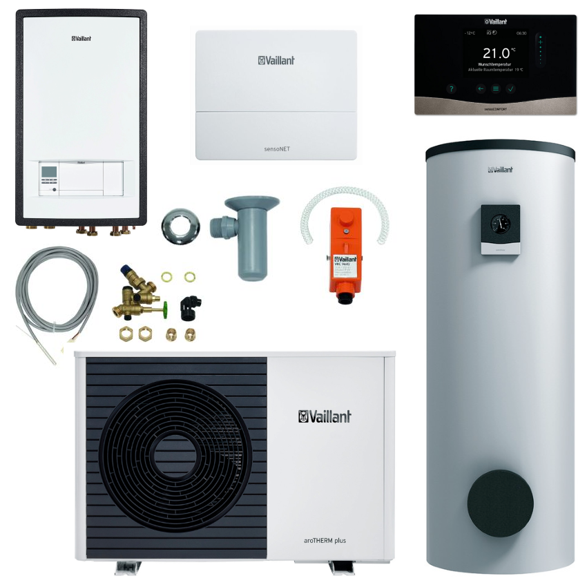 VAILLANT Wärmepumpenset 4.32 + Internetmodul sensoNET