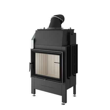 Spartherm Kamineinsatz Varia 1V H₂O | Wasserführend | Rechtsanschlag