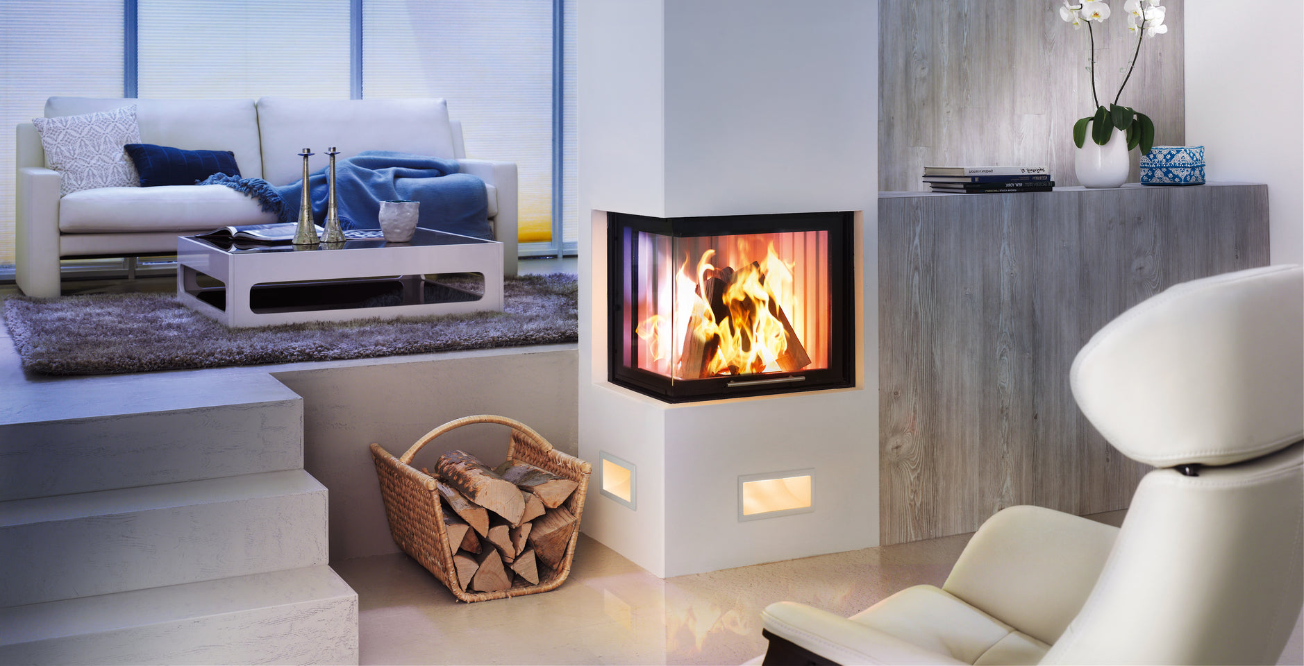 Spartherm Kamineinsatz Brennzelle Varia 2L-55-4S Linear 4s Beispiel