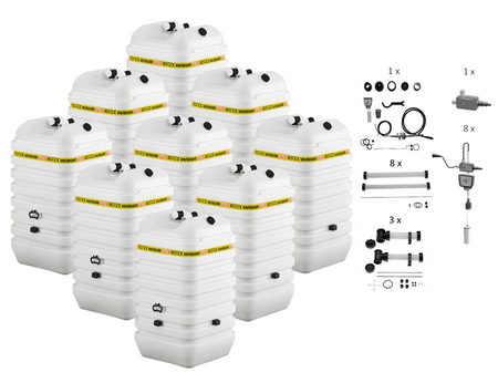 Rotex Heizöltank variosafe Set - 9x600 L Tank inkl. Zubehör | VSF 609 ➔ Klimaworld.com