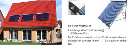 Pelletkessel Pelling 35kW mit Solar und 1Tonne Pellets
