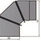 Rauchrohrbogen verstellbar 0-90° Durchmesser 130mm