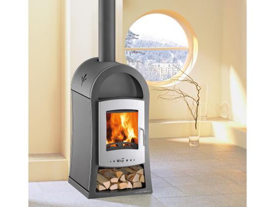Haas+Sohn wasserführender Kaminofen Vestre 10 kW