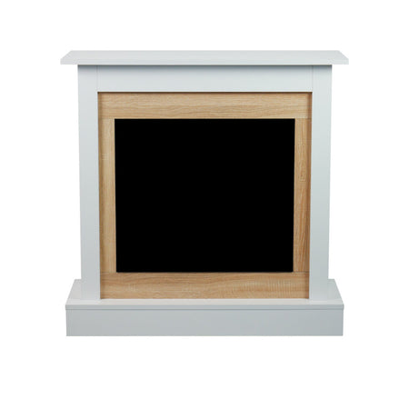 Aflamo Bio-Kamin Vigo Classic mit Einsatz Bio 60, weiss Eiche| klimaworld.com