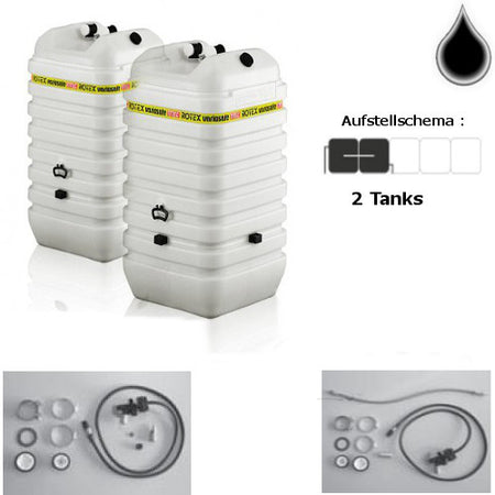 Heizöltank Rotex doppelwand Tank variosafe WSF752 hochwassersicher