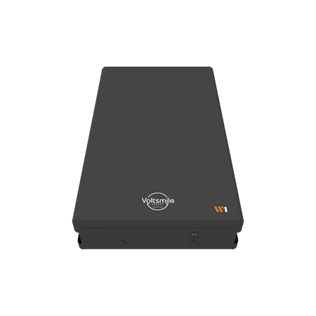 schwarzer Voltsmile Batteriespeicher W1 Classic 10,24 kWh | Ansicht von unten