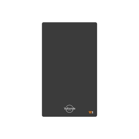 schwarzer Voltsmile Batteriespeicher W1 Classic 10,24 kWh | Frontansicht