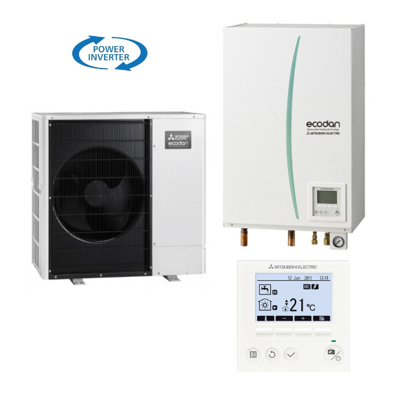 Mitsubishi | Wärmepumpen-Set 7.61 | Monoblock | Hydromodul | 6,0 kW