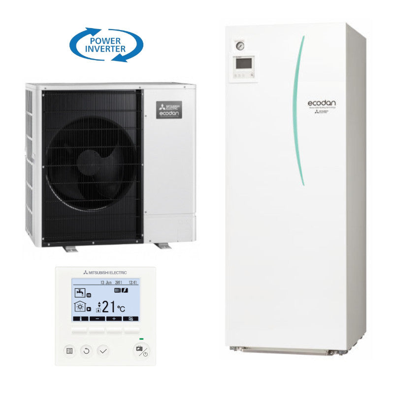 Mitsubishi | Wärmepumpen-Set 8.61 | Monoblock | Speichermodul | 6,0 kW