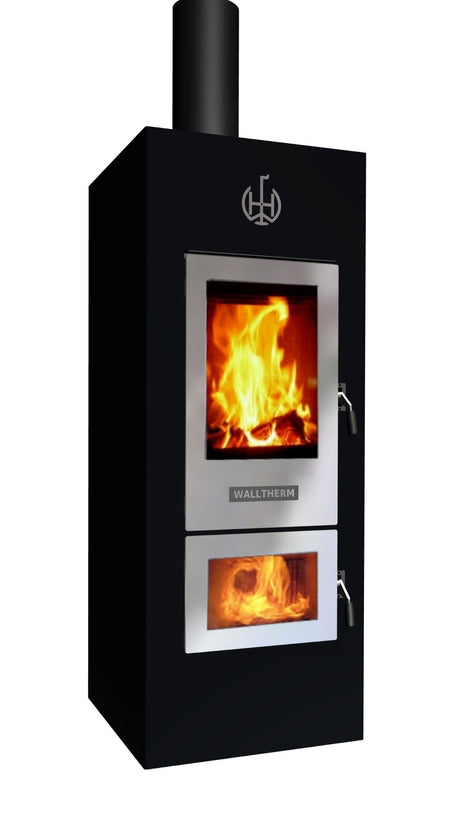 Walltherm wassergeführter Holzvergaserofen 15 kW Modell "Königsspitze"