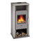 Wamsler Kaminofen | Yuna Stahl grau / Naturstein | 6 kW