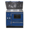 Wamsler wasserf. Küchenofen | K 148 CL | 23 kW | blau/chrom | rechts