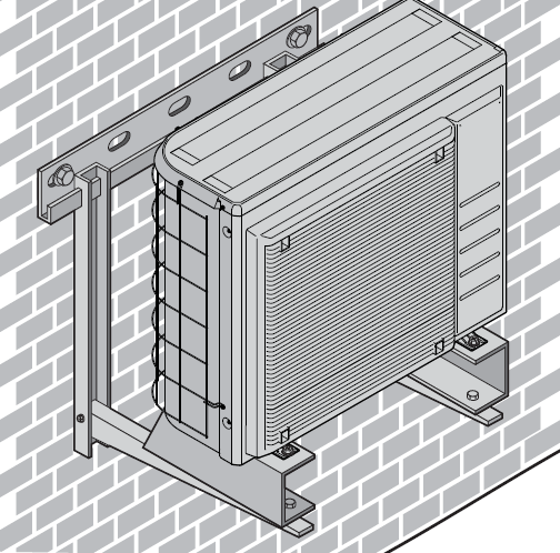 Daikin Montagegestell für HPSU Außengeräte 4-8 kW | EKFT008CA